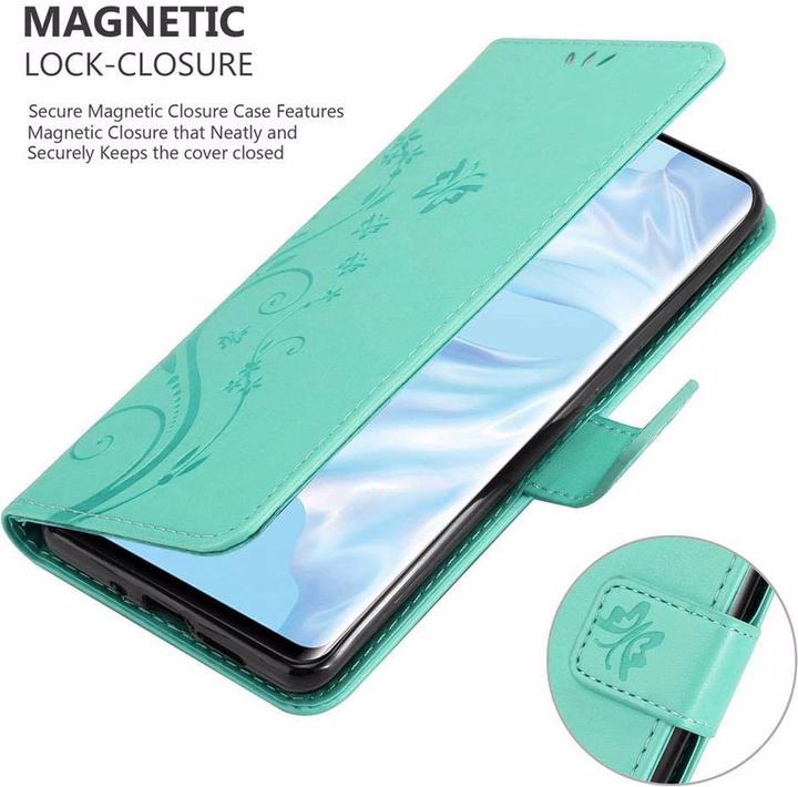 Actual product image Cadorabo Flower Book Cover (Huawei P30 Pro)