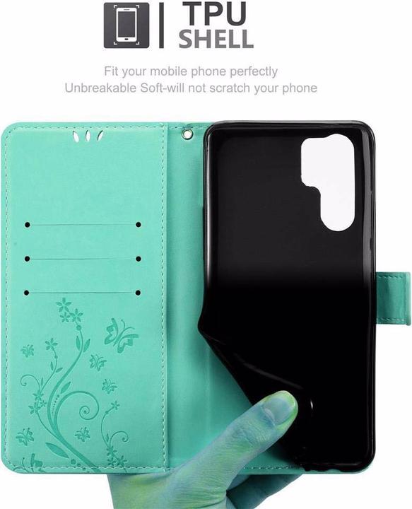Actual product image Cadorabo Flower Book Cover (Huawei P30 Pro)