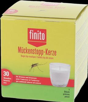 Actual product image Finito Mosquito Stop Candle