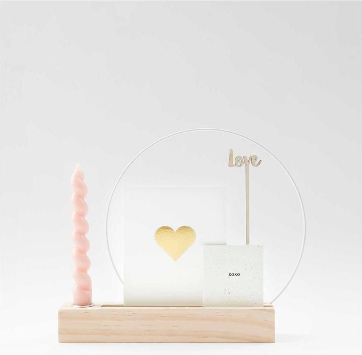 Actual product image Rico Design Wooden Articles Wooden Stand 26 cm (4 x 5 x 26 cm)