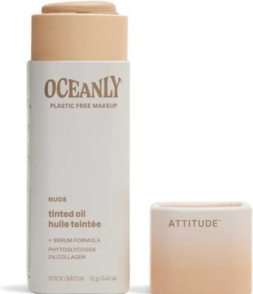 Attitude Oceanly Light Coverage Face Tinted Oil Stick EWG Verified Titanium