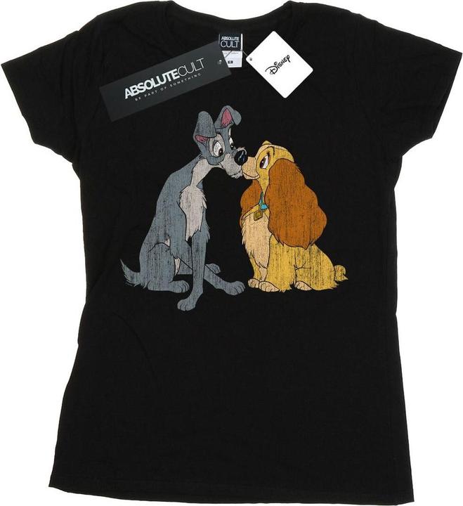 Produktbild Disney Lady And The Tramp Distressed Kiss TShirt (L)