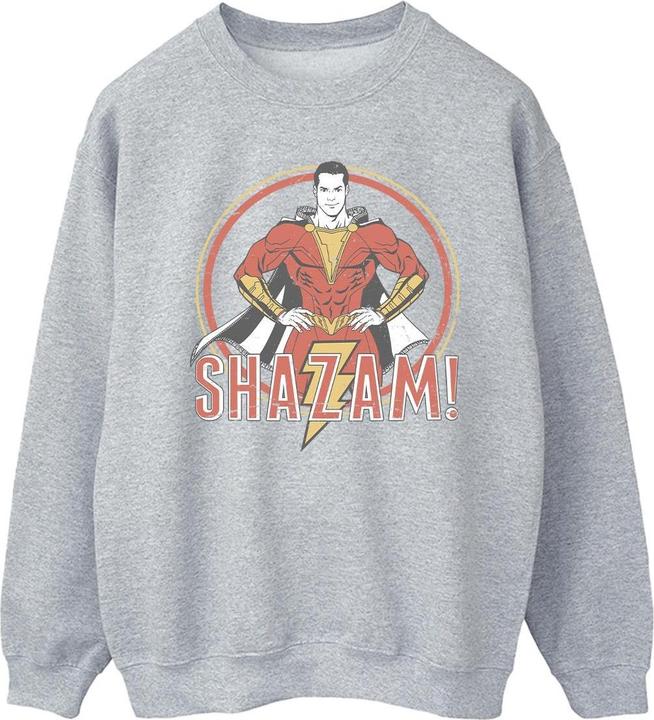 Produktbild Shazam Retro Circle Distressed Sweatshirt (L)
