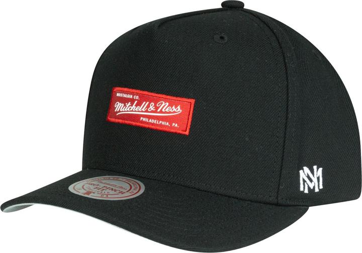 Image du produit Mitchell & Ness Casquette Snapback incurvée - Logo de la marque Noir