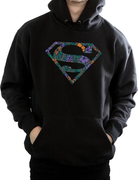 Immagine prodotto Superman Floral Logo 1 Felpa con Cappuccio Uomo (XXL)