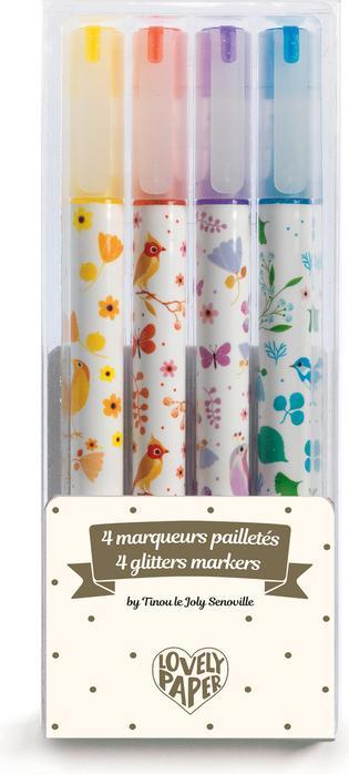 Produktbild Djeco Marker Glitzer Tinou (Mehrfarbig, 4 x)