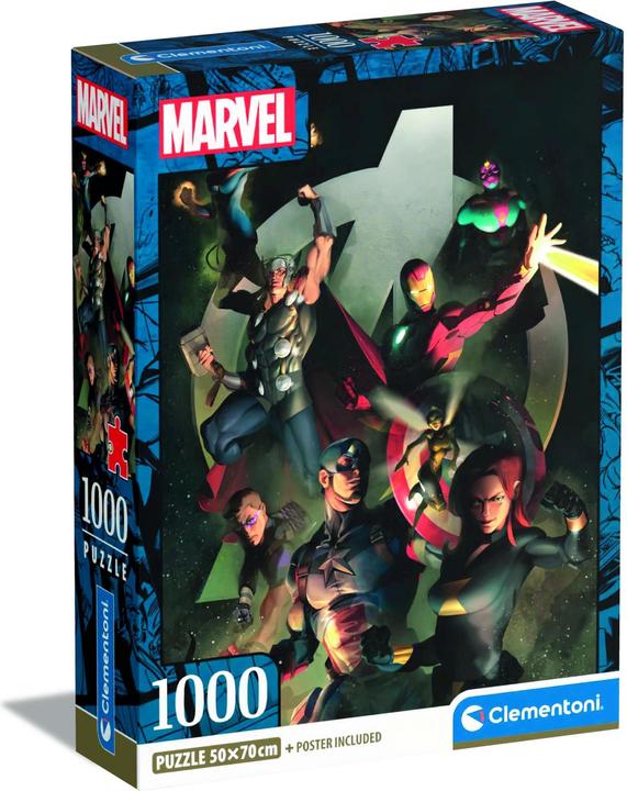 Actual product image Clementoni MARVEL - Les Avengers - Puzzle 1000P (1000 pieces)