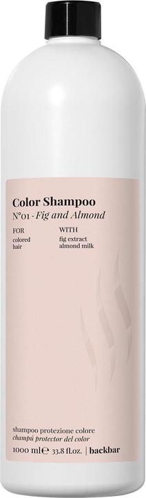 Farmavita BACK BAR color shampoo nº01-fig&almond 1000 ml (1000 ml, Flüssiges Shampoo)