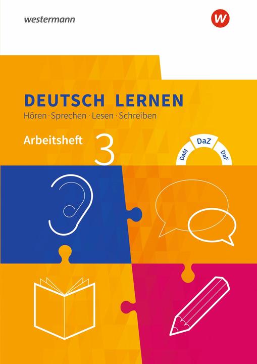 Immagine prodotto Deutsch lernen: Hören - Sprechen - Lesen - Schreiben (Tedesco, Sara Hägi-Mead, Elvira Topalovic, Amani Kassem, Benjamin Uhl, 2021)