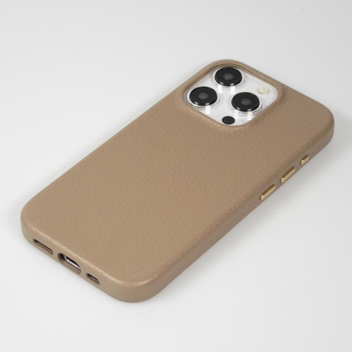 Immagine prodotto PhoneLook Copertina in pelle di vitello di lusso completamente granulata con pulsanti in metallo e MagSafe (Apple iPhone 14 Pro Max)
