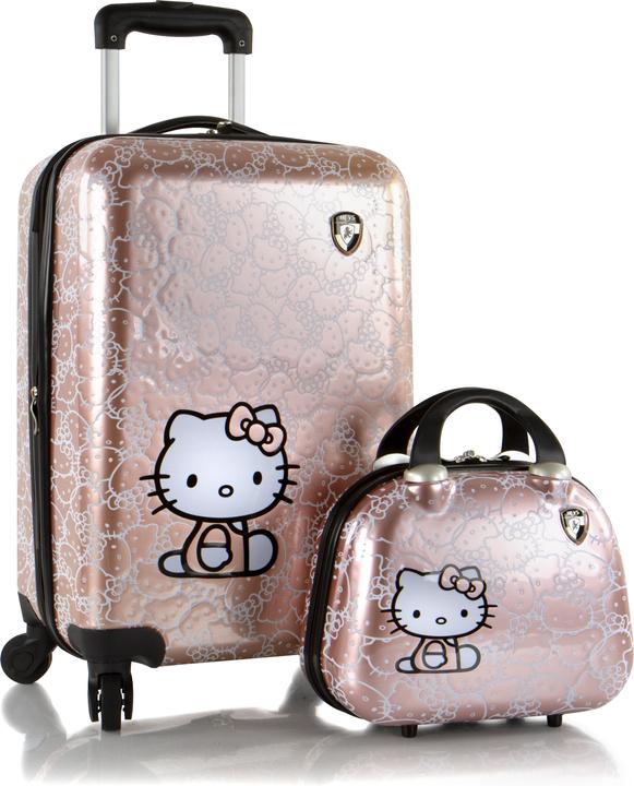 Heys Hello Kitty -ultima matkalaukkusetti, ruusukulta (Bagaglio a mano (fino a 50 litri))