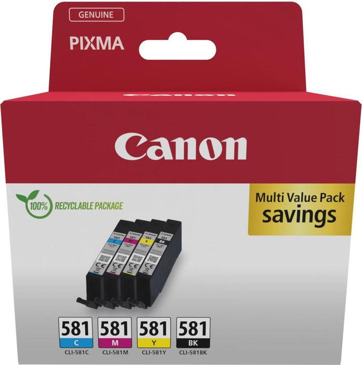 Immagine prodotto Canon CLI-581 Cartuccia d'inchiostro C/M/Y/BK (M, FC, C, Y)