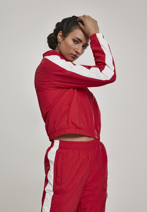 Produktbild Urban Classics Ladies Short Striped Crinkle Track Jacket (S)