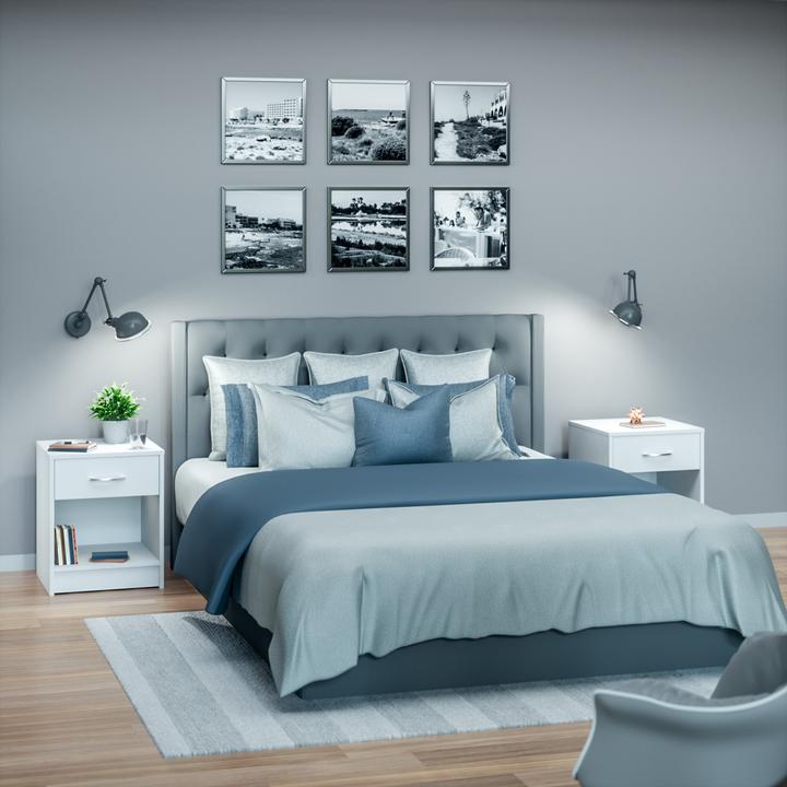 Actual product image Casaria Nightstand (50 x 40 x 35 cm)