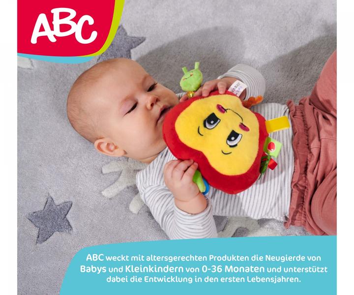 Actual product image ABC Activities Apple with Caterpillar Soft Toy