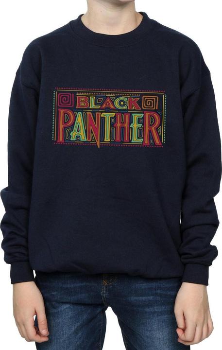Image du produit - Sweat BLACK PANTHER TRIBAL LOGO - Garçon (152, 158)