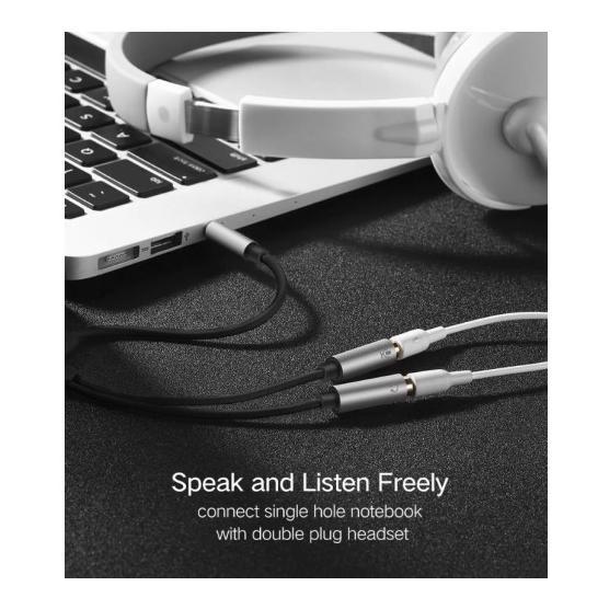 Image du produit Ugreen Séparateur de casque 3,5 mm (éclats)