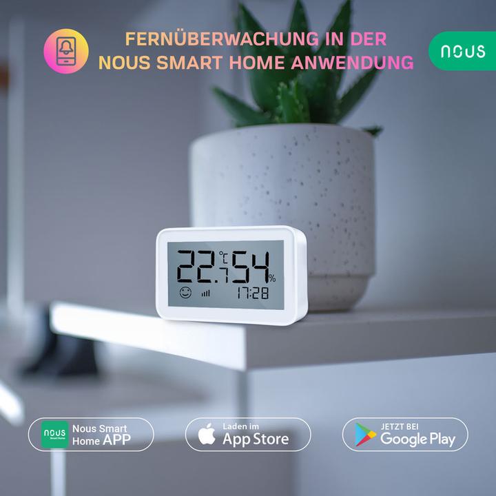 Produktbild Nous Smart LCD Temperature and Humidity Sensor E6 ZigBee