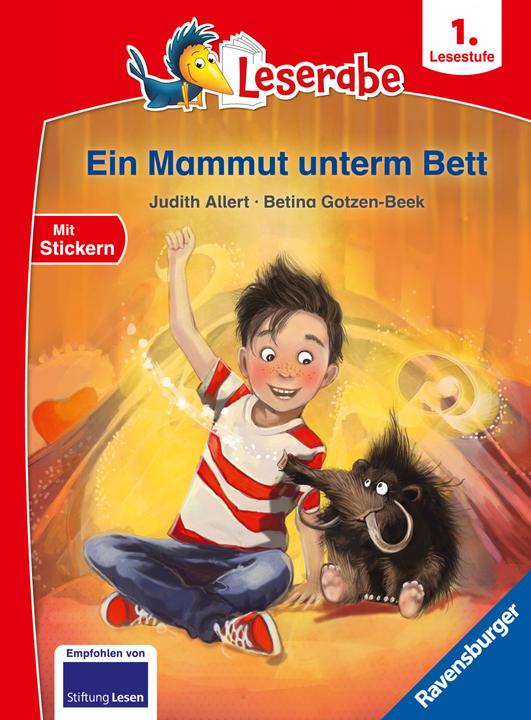 Actual product image Ravensburger Leserabe - 1. Lesestufe: Ein Mammut unterm Bett (German, Judith Allert, 2023)