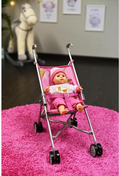 Produktbild Knorrtoys Puppenbuggy Sim - "pink little princess"