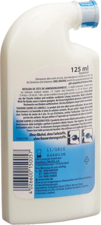 Produktbild Odol Mundwasser Oriinal (125 ml, Mundwasser)