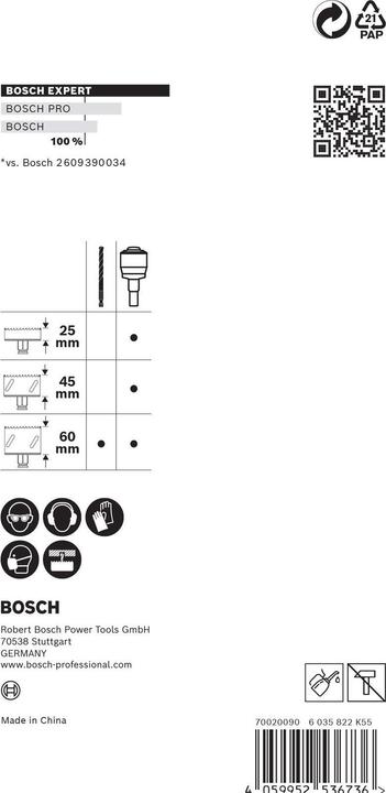 Image du produit Bosch Professional Zubehör Adaptateur Expert Power Change Plus (7.15 millimètres)