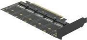 Image du produit Delock Adaptateur de bus hôte PCI-ex16v3 - 5xM.2 Key-B, SATA