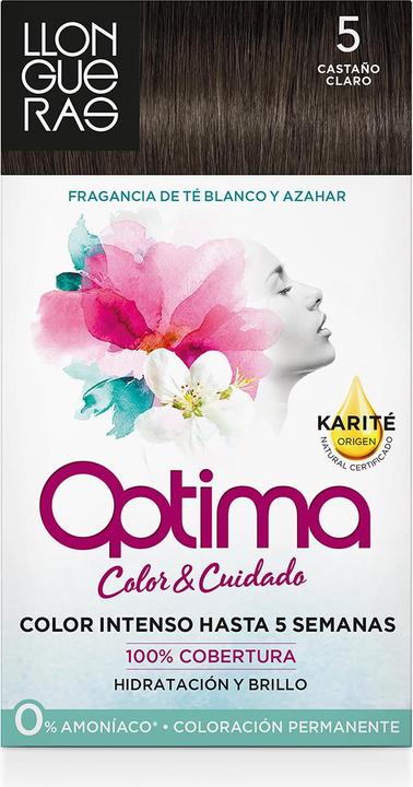 Immagine prodotto Llongueras Colore per capelli OPTIMA #5-marrone chiaro (5)