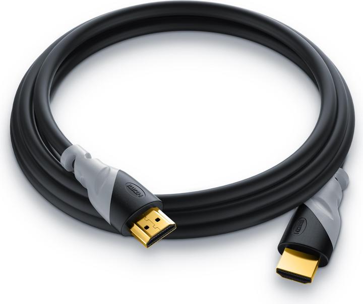 Produktbild CSL HDMI Kabel 2.0b - 4k Ultra HD 2160p - High Speed - 3D Ready - 3 fach geschirmt - HDMI 2.0b 2.0a 2.0 (4 m, HDMI)