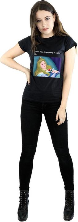 Actual product image Disney Womens/Ladies Sleeping Beauty Meme Cotton T-Shirt (XL)