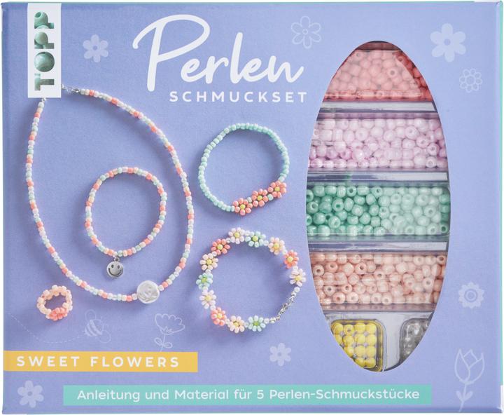 Topp Perlen-Schmuckset Sweet Flowers