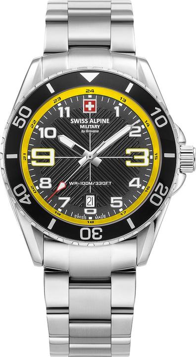 Immagine prodotto Swiss Alpine Military 7029.1138 Orologio da uomo Raptor 42mm 10ATM (Orologio sportivo, Fatto in Svizzera, 42 mm)