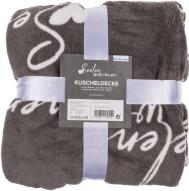 Produktbild Ootb Graue Kuscheldecke, Seelenwärmer (130 x 160 cm)