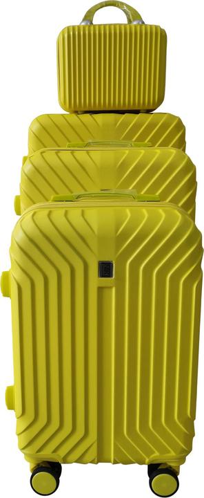 Image du produit NTK-Collection Hartschalenkoffer 4er-Set Mabell Gelb (115 l, Bagage à main (jusqu'à 50l), M (50 - 90l), L (90 - 115l), XL (à partir de 115l))