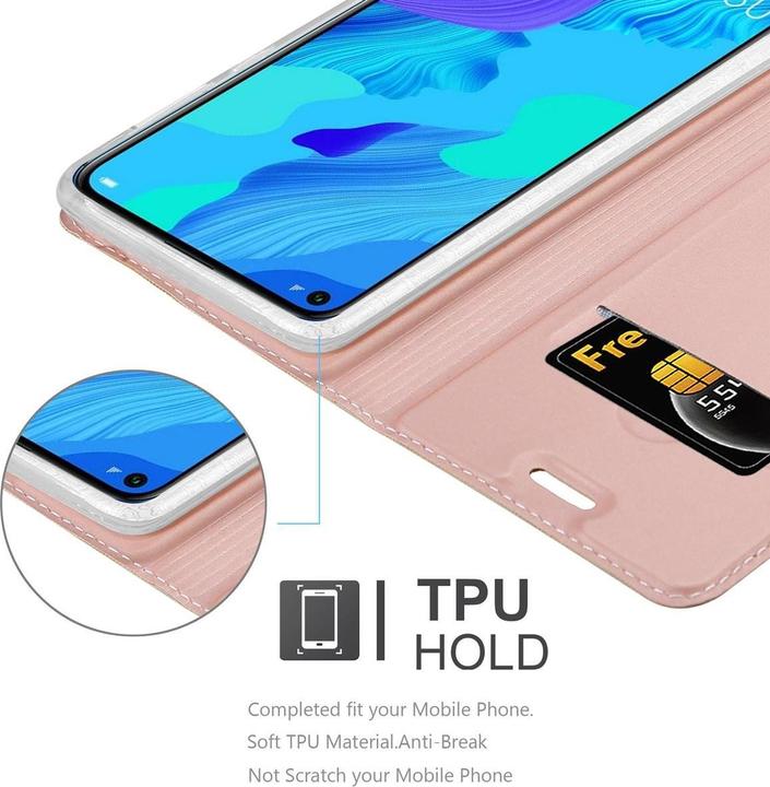 Actual product image Cadorabo Book Classy Style Cover (TCL 20S, Huawei Nova 5T, K20)