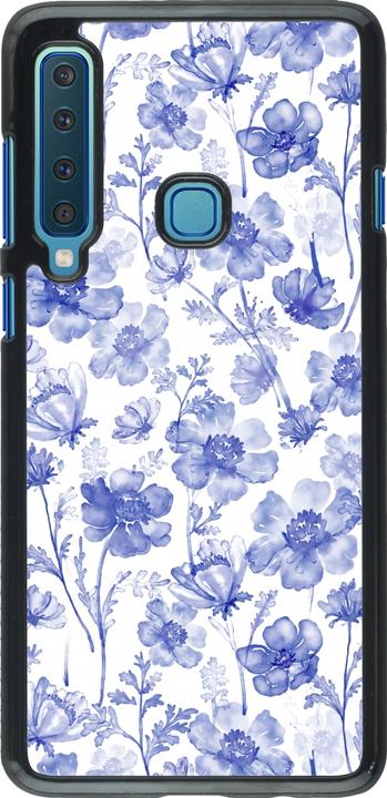 Produktbild PhoneLook Hülle Spring 23 watercolor blue flowers (Samsung Galaxy A9)