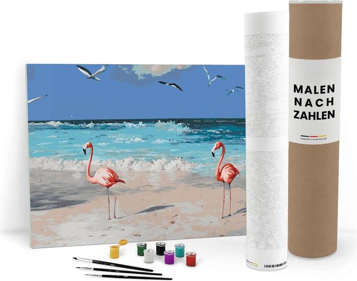 Image du produit ZenPainting Flamingos am Strand - Malen nach Zahlen