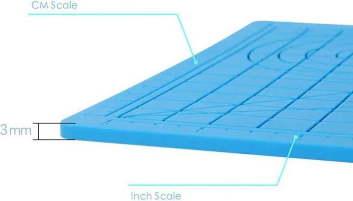 Produktbild iLike S1 Silicone Pad (18x18cm) for Safe use of 3D Printing Pen + 2 Finger covers (Zubehör)