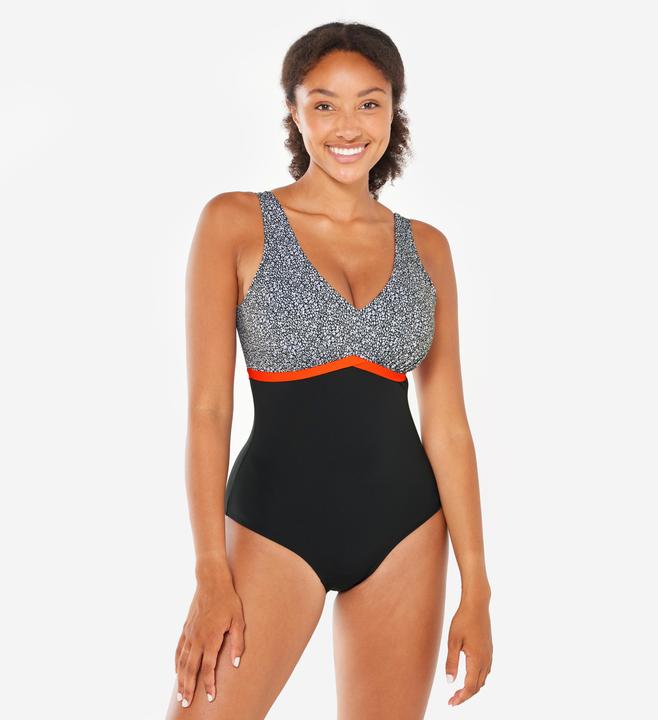 Produktbild Nabaiji Women’s aquafitness 1-piece swimsuit - Rosy black (40, 42)