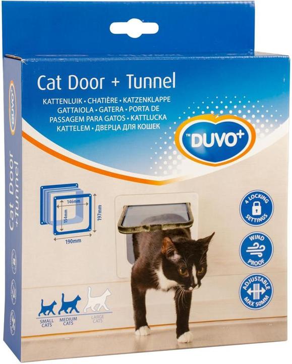 Actual product image EBI Cat flap + tunnel