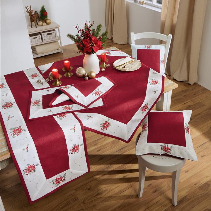 Produktbild Erwin Müller Mitteldecke "Weihnachtsstern" (110 x 110 cm)