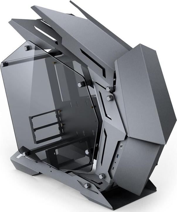 Produktbild Jonsbo MOD3 Mini Micro-ATX Tower Showcase, gehärtetes Glas - grau (mATX, Mini-ITX)