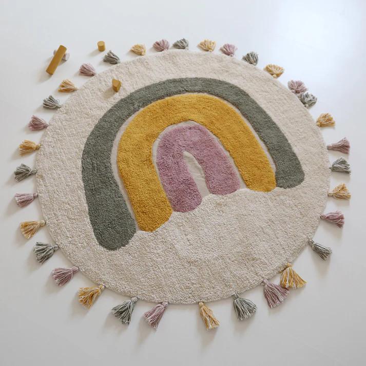 Actual product image Nattiot Teppich Rainbow (110 x 110 cm)