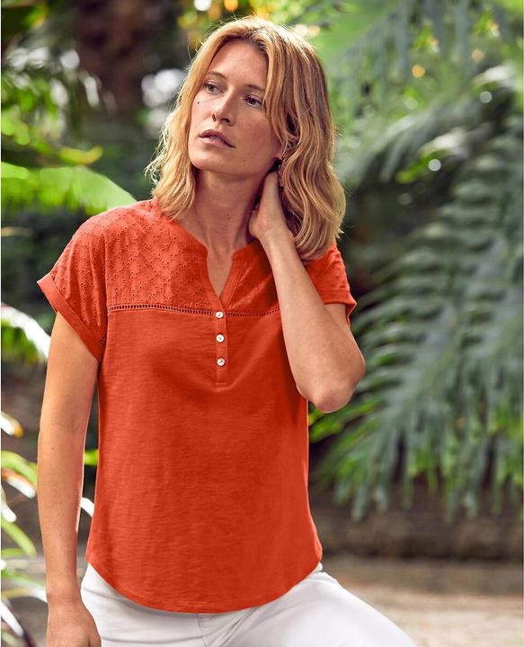 Produktbild Anne Weyburn T-Shirt mit Henley-Ausschnitt (40)