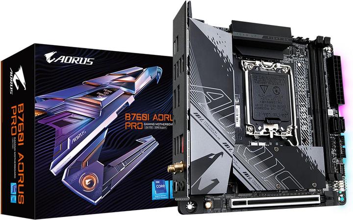 Actual product image Gigabyte B760I Aorus Pro (LGA 1700, Intel B760 Express, Mini-ITX)