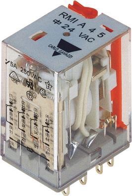 Immagine prodotto Carlo Gavazzi Relè industriale RMI 4 contatti in scambio DC 24V 5A Capocorda a saldare