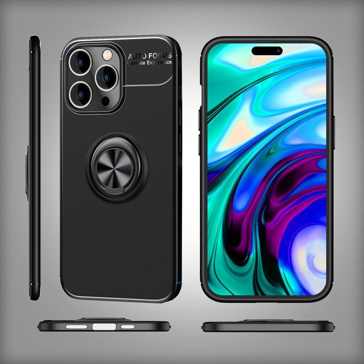 Produktbild Nalia Matte Ring Silikon Hülle (Apple iPhone 14 Pro)