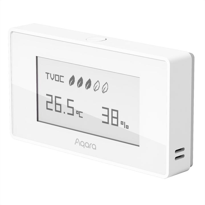 Productafbeelding Aqara Draadloze Temperatuursensor, Vochtigheidssensor AAQS-S01 Wit Apple HomeKit