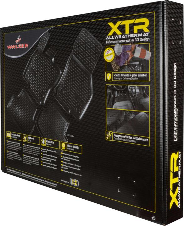 Actual product image Walser Rubber mats XTR for Ford Focus III 07/2010-Today (2 front mats + 2 rear mats)