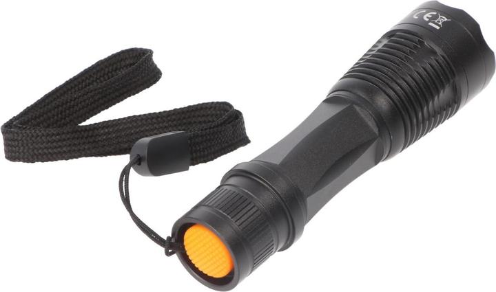 Immagine prodotto Arcas Torcia LED nera da 1 watt con batteria alcalina inclusa